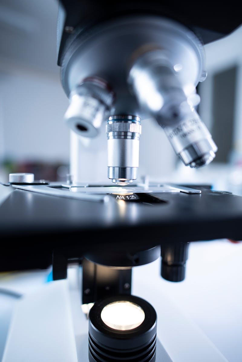 Scientist conducting quality control analysis in a pharmaceutical laboratory